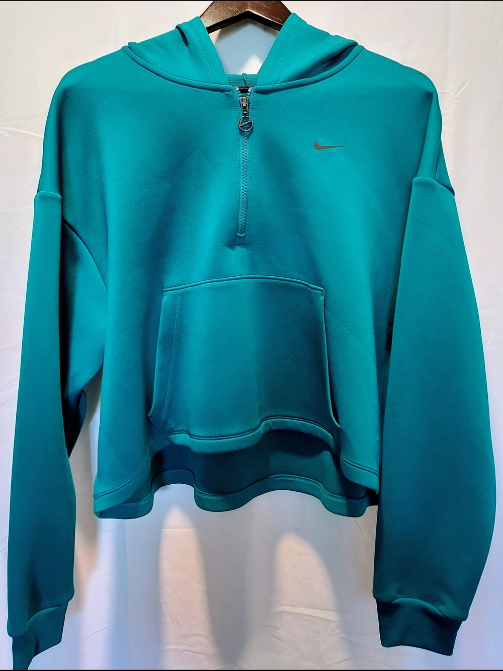 Nike Dri-FIT Women's Graphic 1/2-Zip Training Hoodie Size L